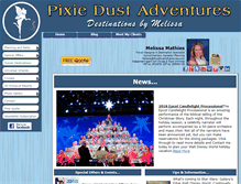 Tablet Screenshot of pixiedustadventures.com